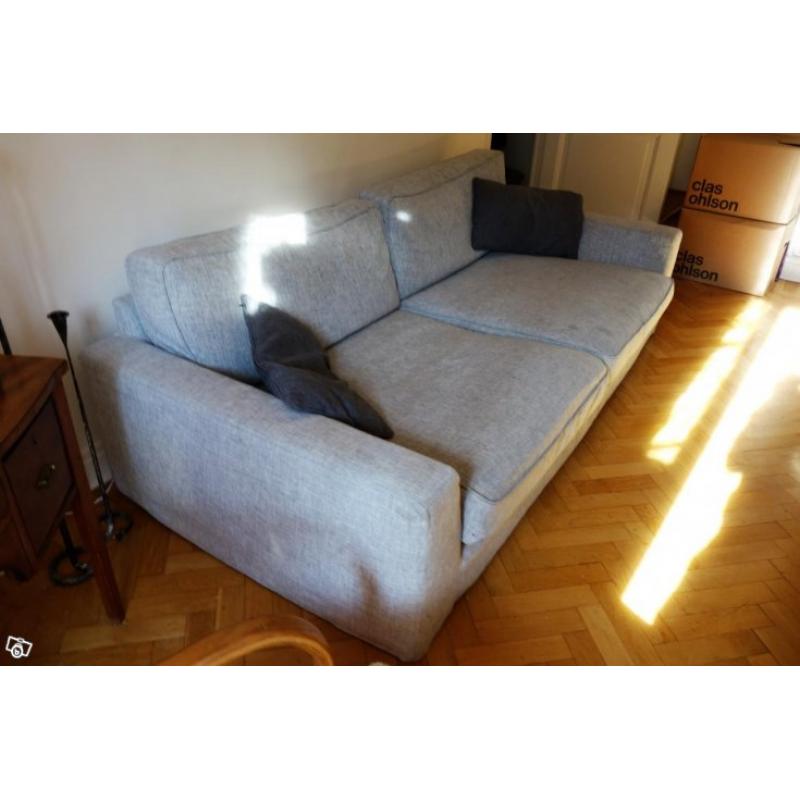 Mycket bekväm och rymlig soffa, finsk design