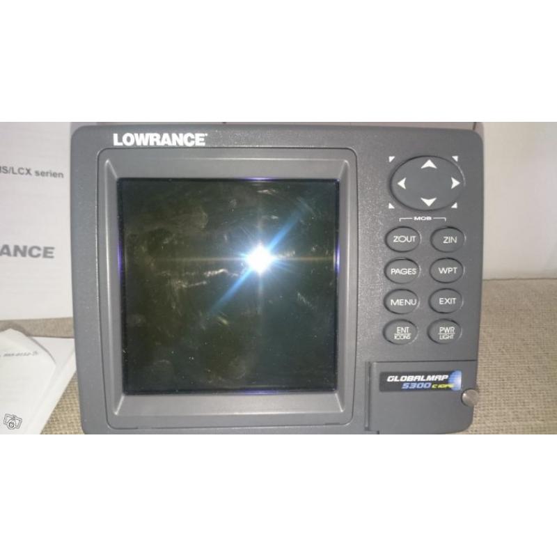 Lowrance 5300c, GPS, kartplotter