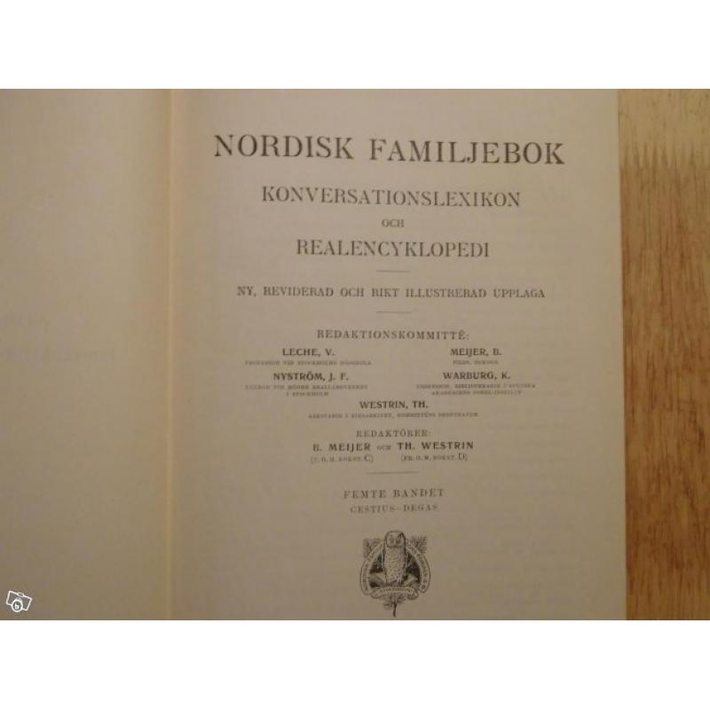Nordisk Familjebok År 1904 - 1926