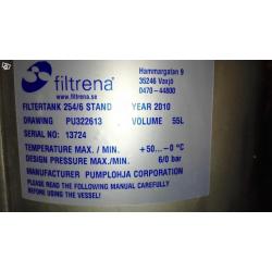 Helautomatiskt vattenfilter Filtrena J40