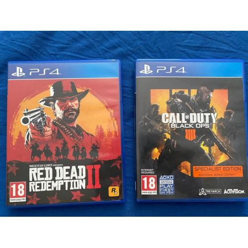 Red Dead Redemption / Black Ops 4 PS4