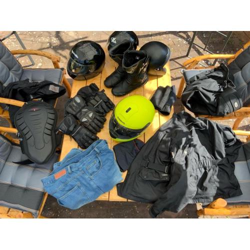 MC-kläder och skyddsutrustning